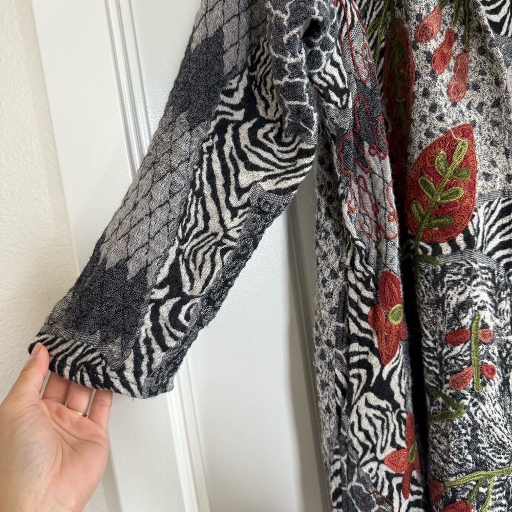 Soft Surroundings S/M Patchwork Mixed Animal Prin… - image 4